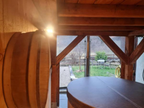 Le Chalet du Tanet spa sauna terrasse en Alsace